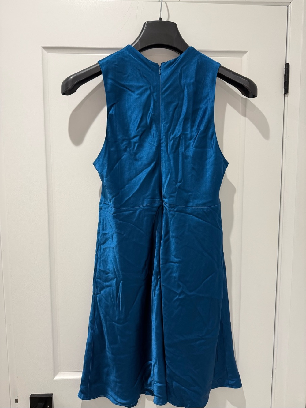 Banana Republic silk Teal Sleeveless A-Line Dress